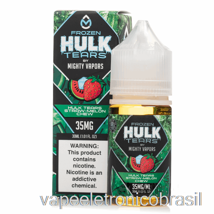 Vape Vaporesso Congelado Hulk Tear Palha Melão Mastigar - Hulk Tear Sais - 30ml 50mg